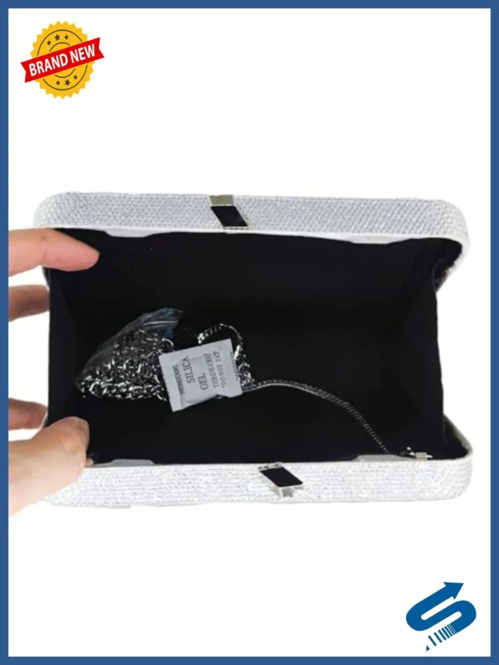 Crystal Clutch Purses for Women Luxury Novelty Rhinestone Evening Bag Formal
